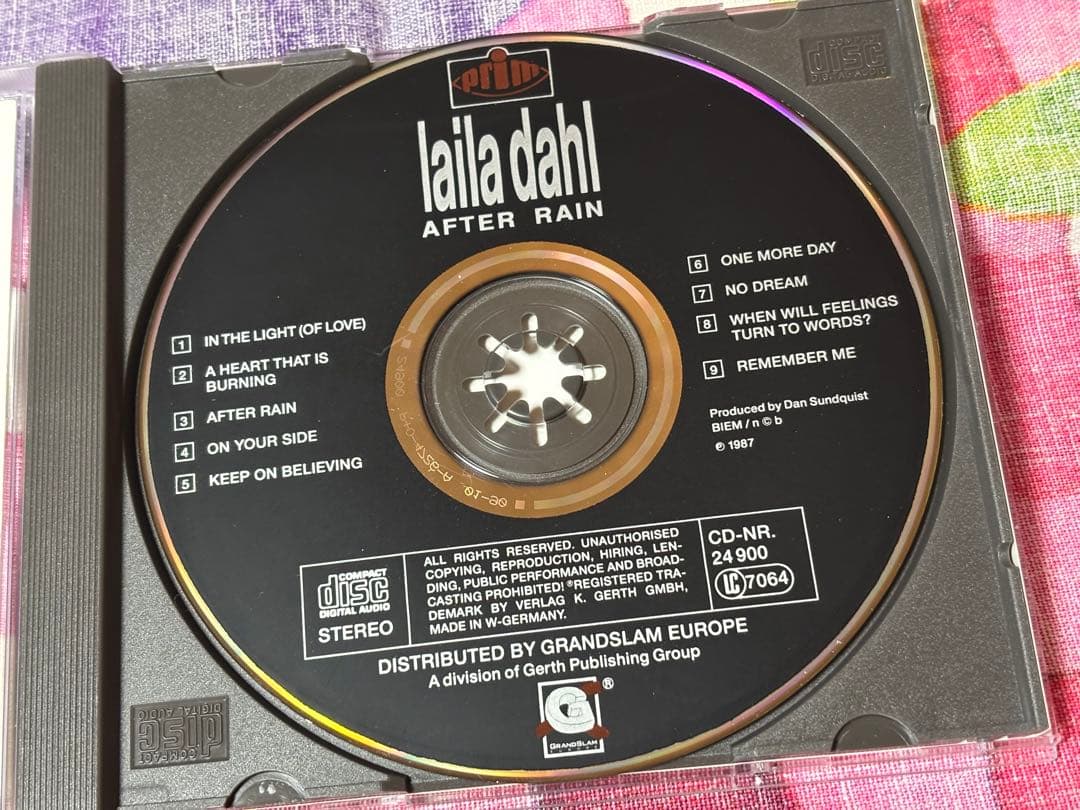 洋楽 laila dahl After Rain CD
