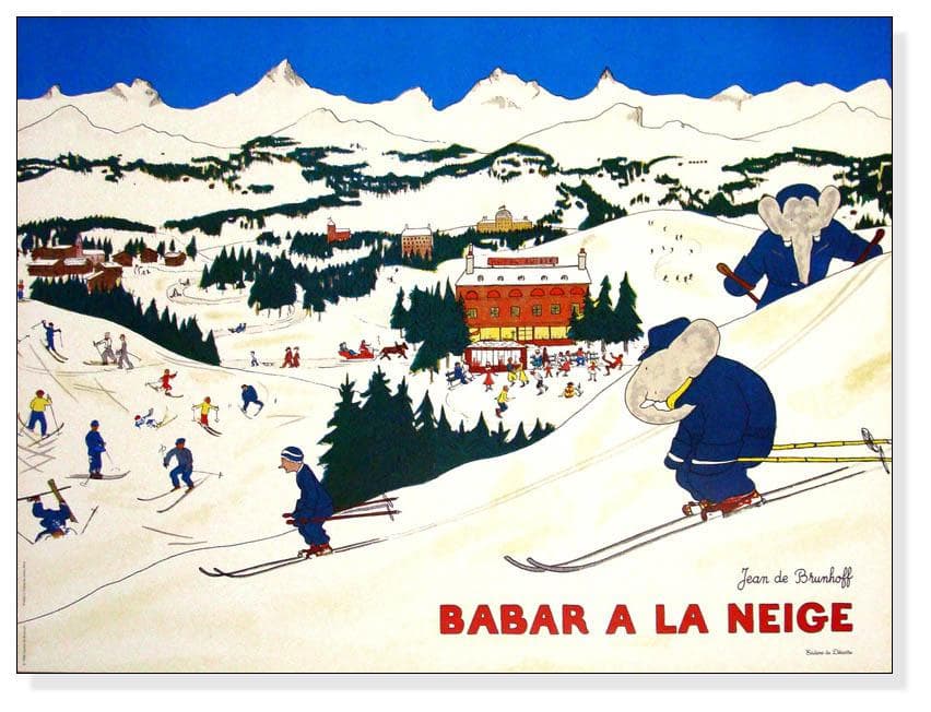 額装済/Babar A La/ジャン ド ブリュノフ