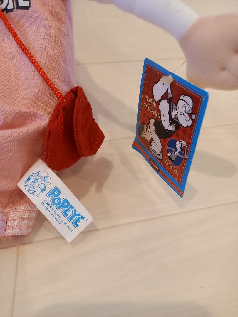 レトロ　ポパイ　オリーブ　ぬいぐるみ　新品　タグ付き　2000年　セット売り☆