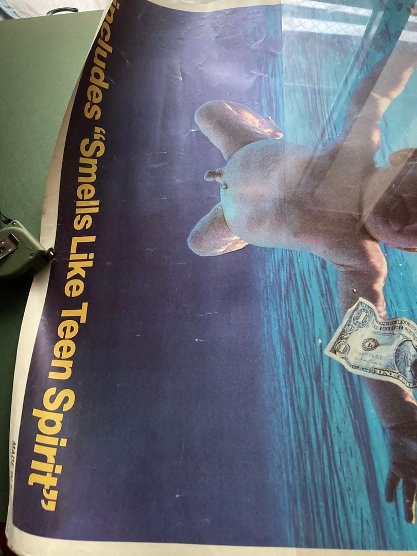 激レアNIRVANA ポスター　ニルヴァーナ　カートコバーン　