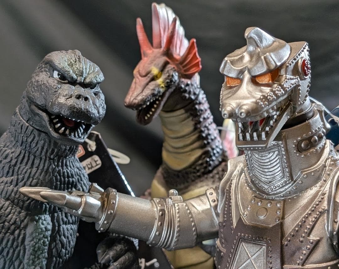 ゴジラ・メカゴジラ飛行形態 他（バンダイ）ムービーモンスター５体セット