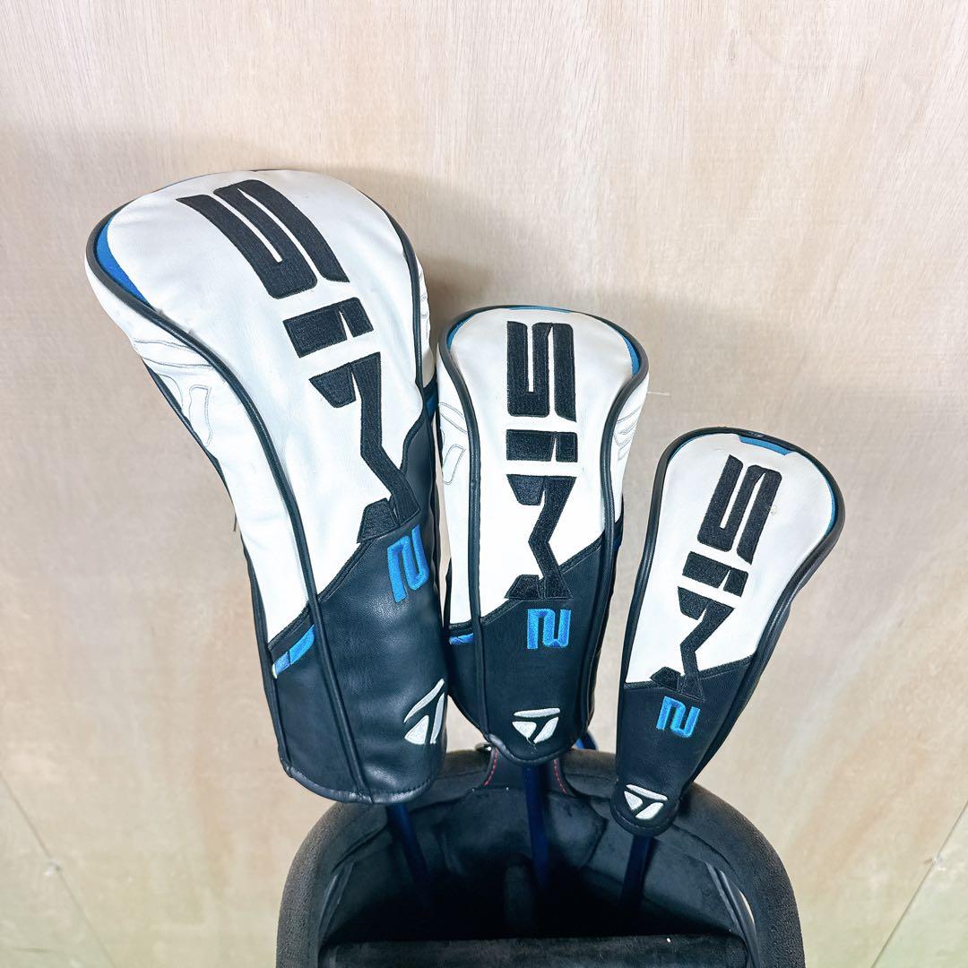 【レフティ】 テーラーメイド SiM2 MAX メンズクラブセット 11本 S