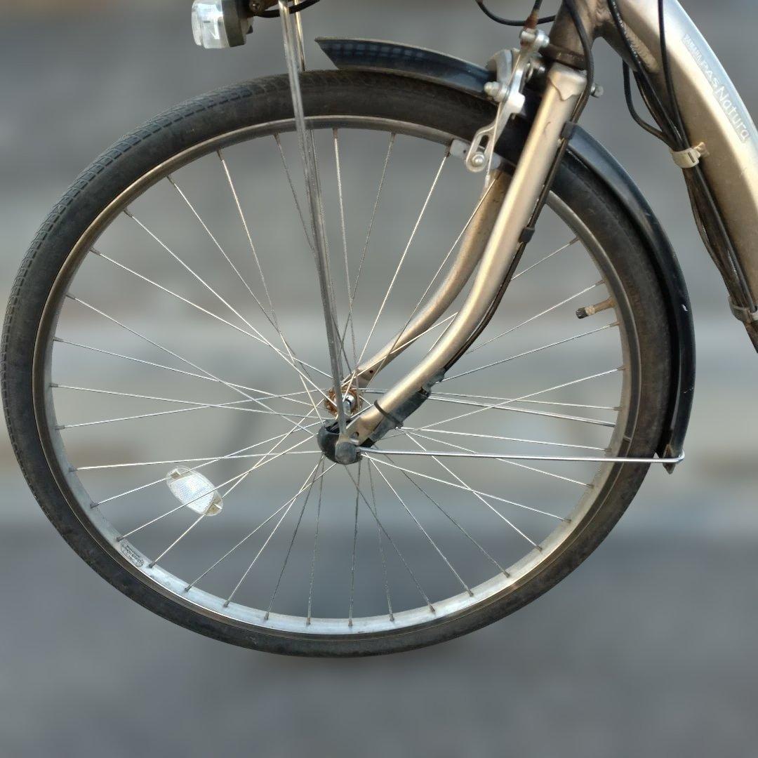 [765]送料無料 ヤマハ PAS Natura 電動自転車 大容量バッテリー付