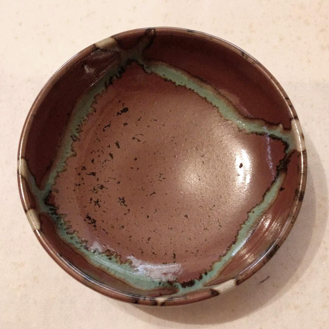 益子焼　柿釉小鉢5客揃い