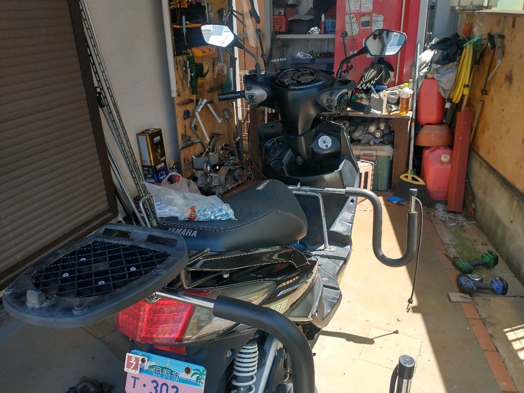 ジャイロX対応！原付二種、原付スクーター用のサーフボードキャリア