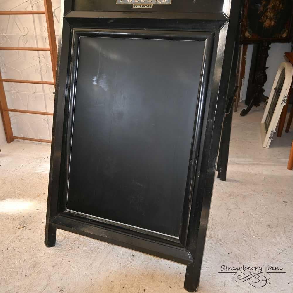 L3710-115 英国アンティーク FULLERS 看板 黒板 カフェ 什器
