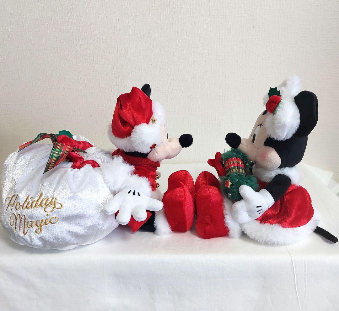 ディズニー ミッキー ミニー ぬいぐるみ 2体セット クリスマス 2025