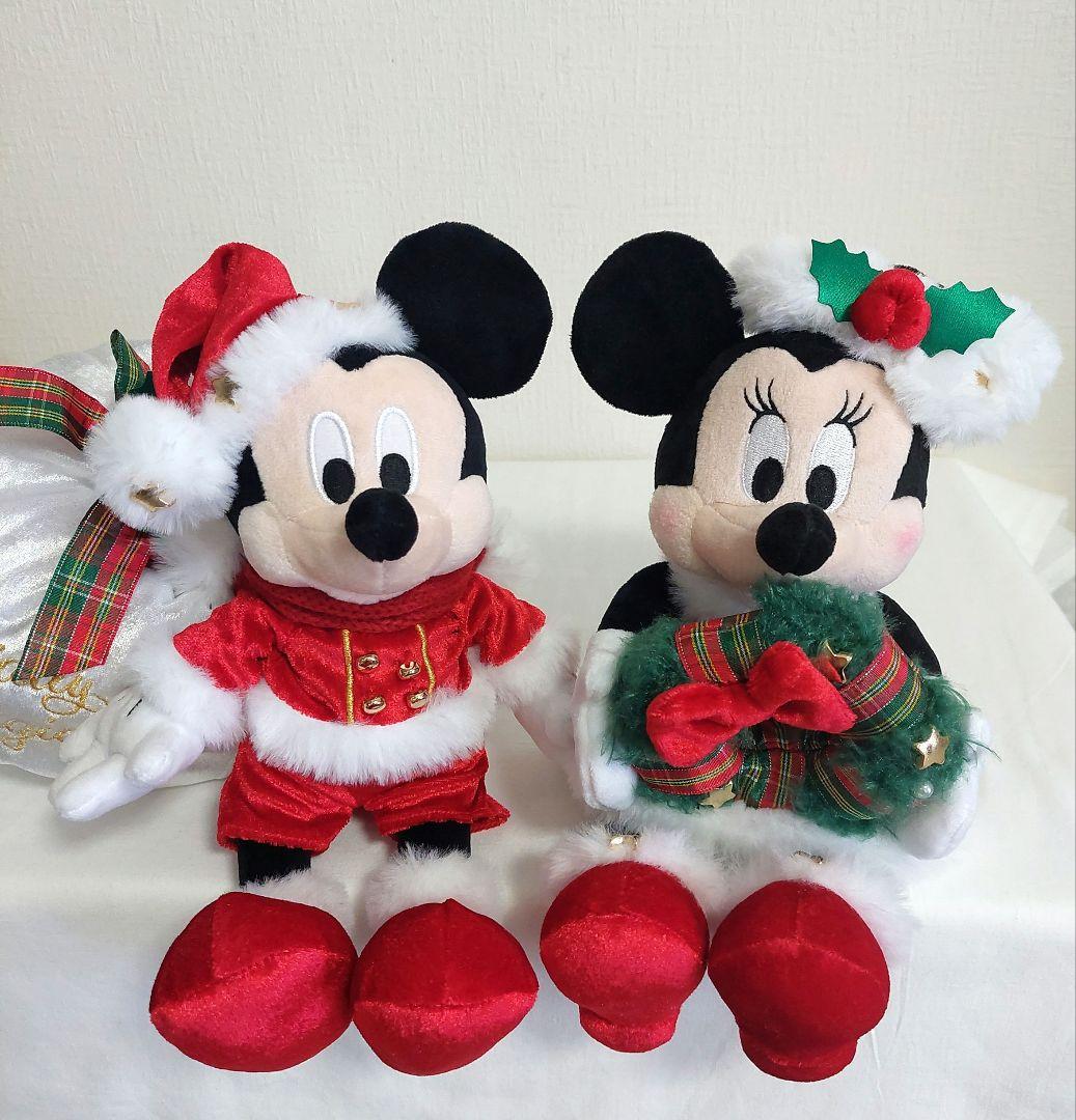 ディズニー ミッキー ミニー ぬいぐるみ 2体セット クリスマス 2025