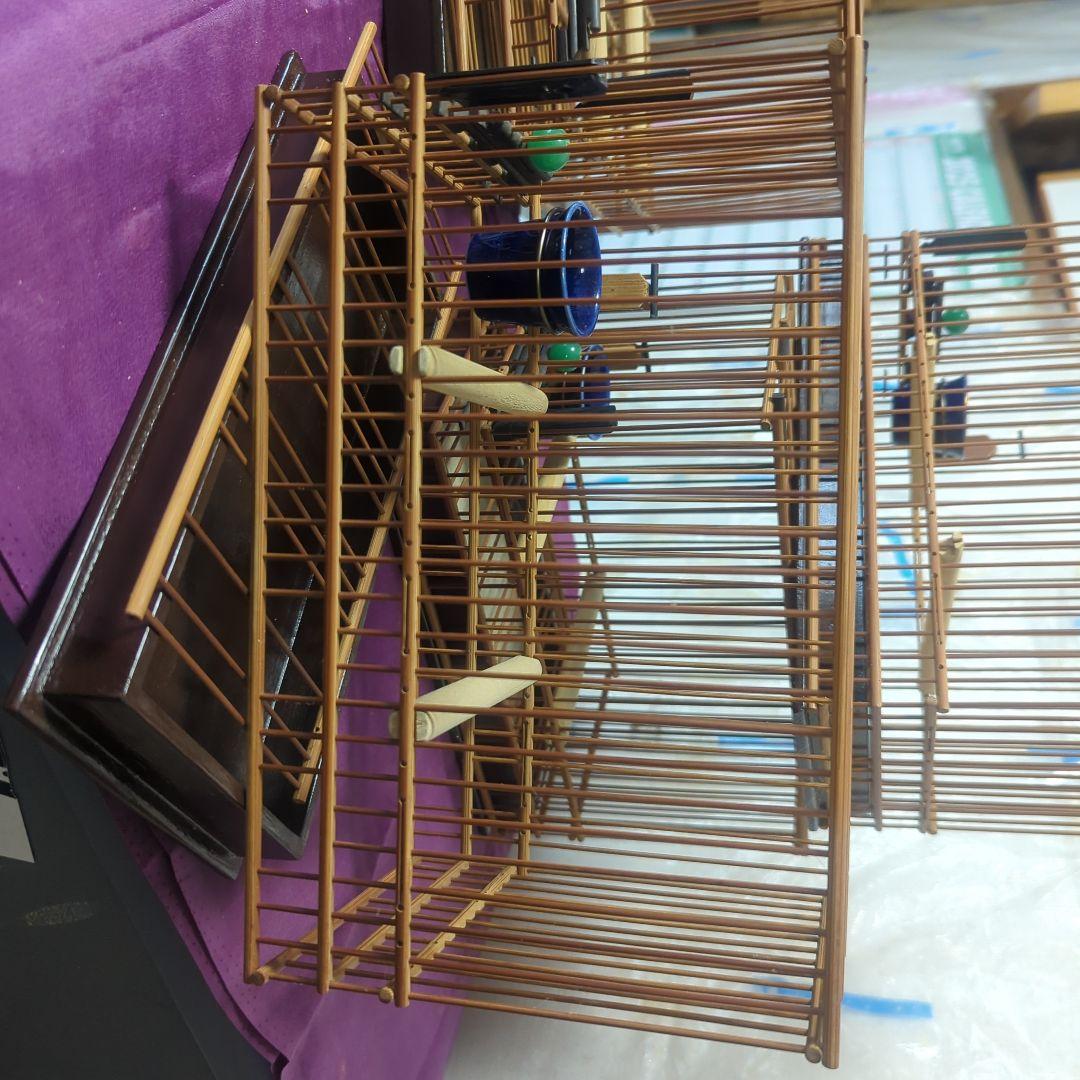 昭和アンティーク籠4個。