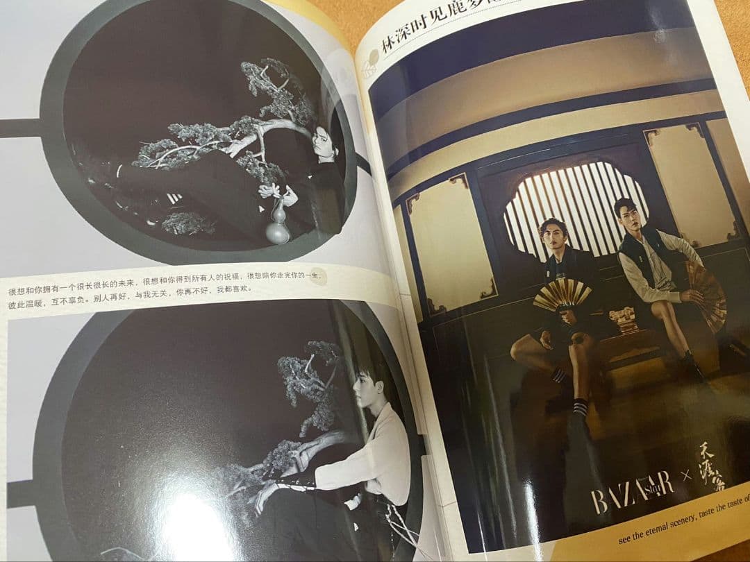 山河令　ゴンジュン・張哲瀚　BAZAAR 写真集
