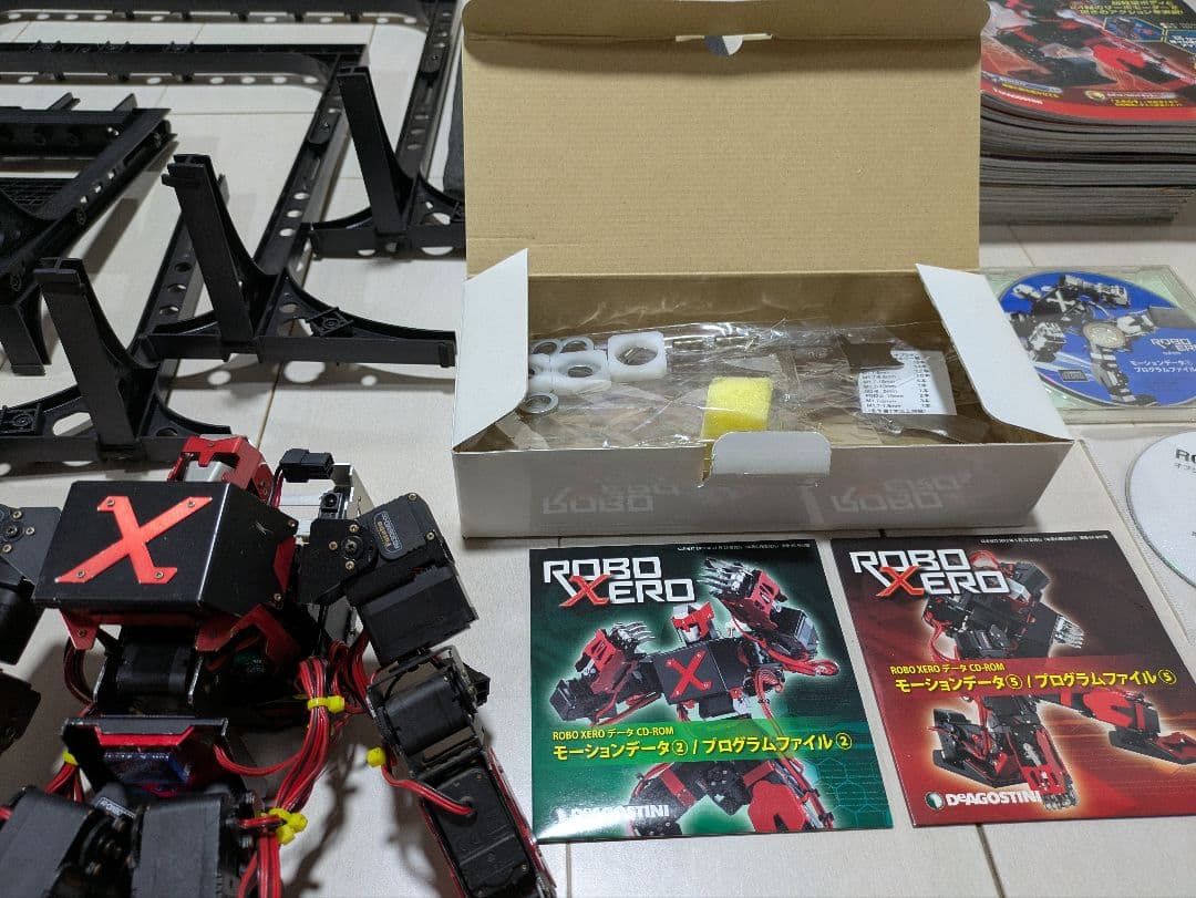 ロボゼロ デアゴスティーニ 専用ボックス組立ブック付コントローラー有