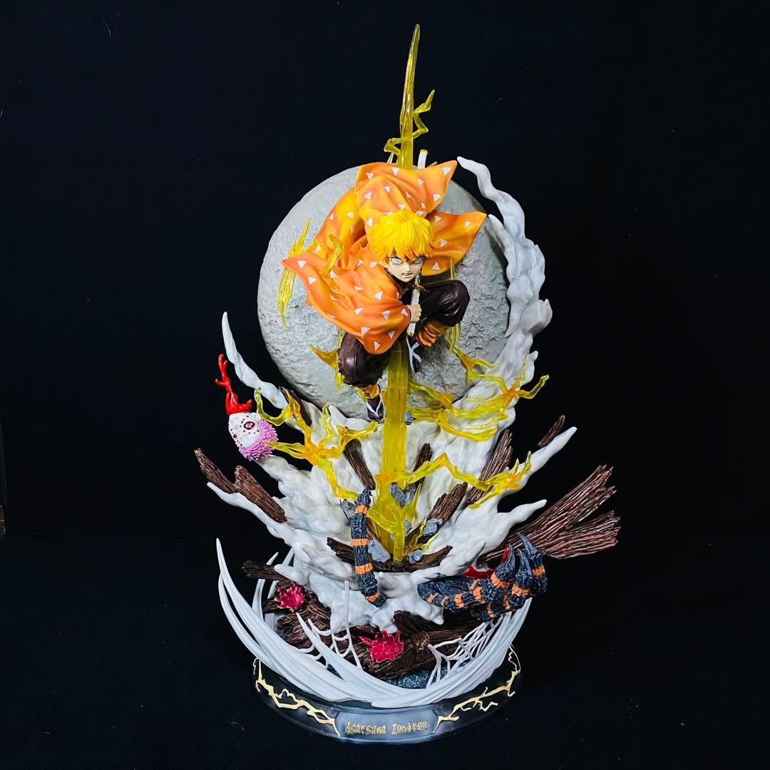 鬼滅の刃【我妻善逸 雷の呼吸 壱ノ型・霹靂一閃 六連】ジオラマスタチュー