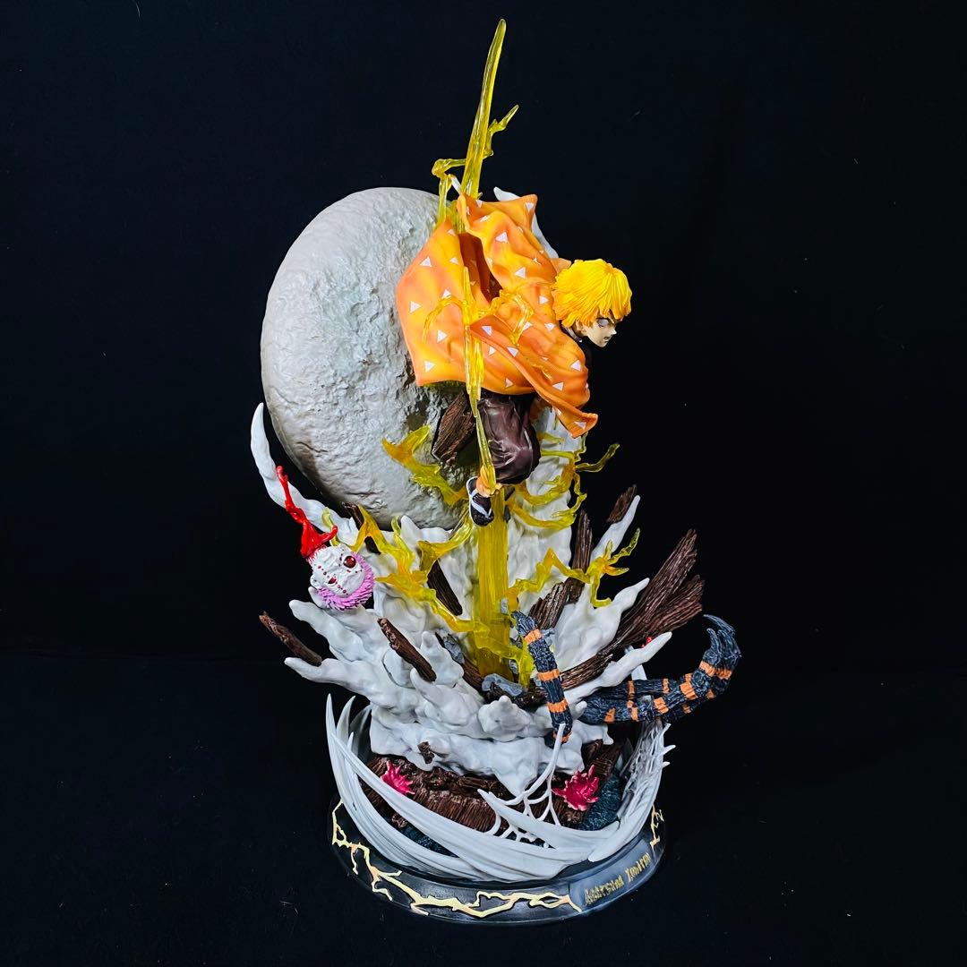 鬼滅の刃【我妻善逸 雷の呼吸 壱ノ型・霹靂一閃 六連】ジオラマスタチュー