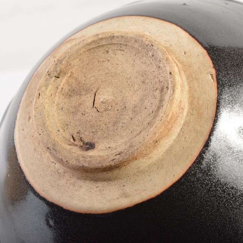 中国　窯変　天目茶碗　時代箱付　N　6511