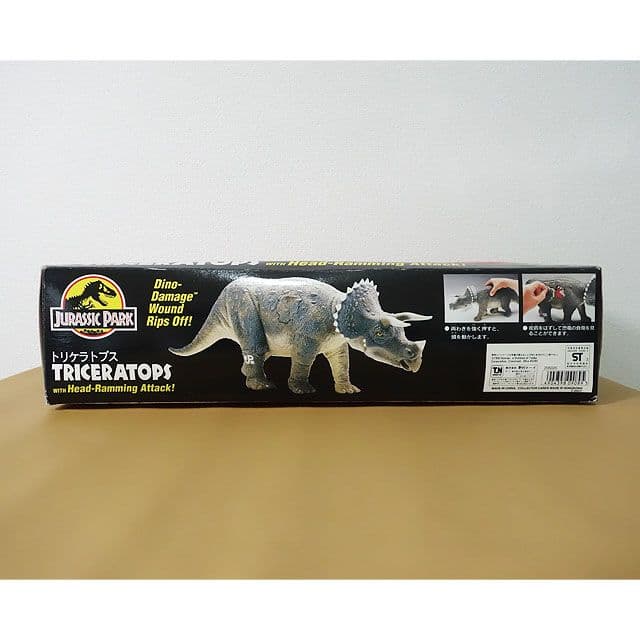 【フィギュア】ジュラシック・パーク トリケラトプス 箱付き ケナー　日本語版