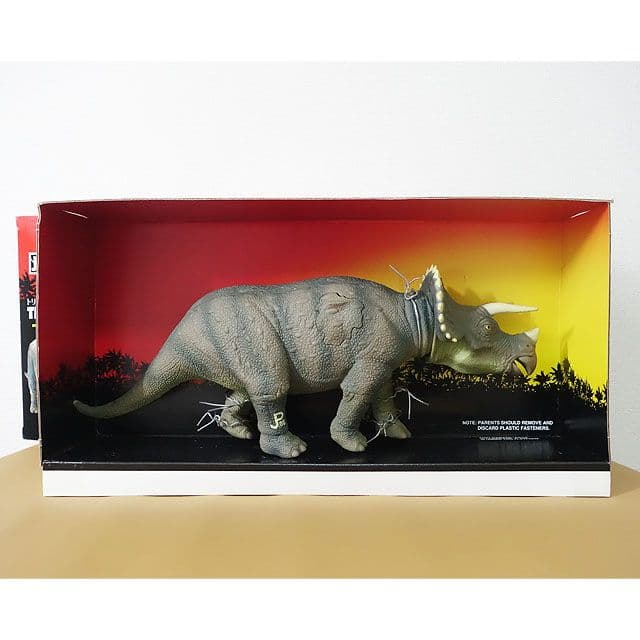 【フィギュア】ジュラシック・パーク トリケラトプス 箱付き ケナー　日本語版