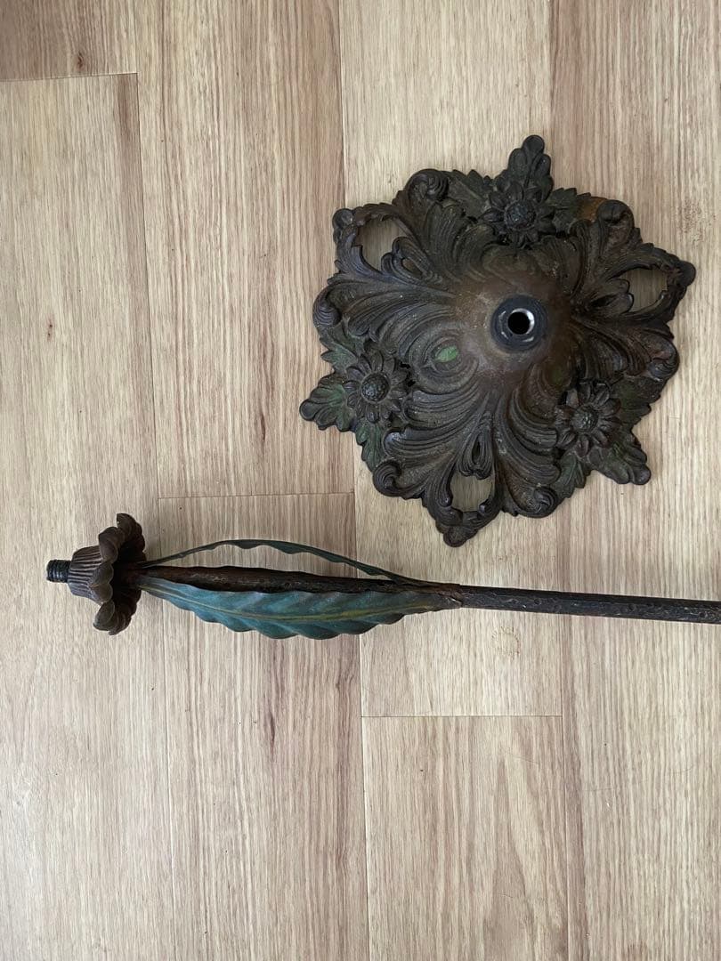 アンティーク　鳥籠ハンガー　100年前　シャビーシック