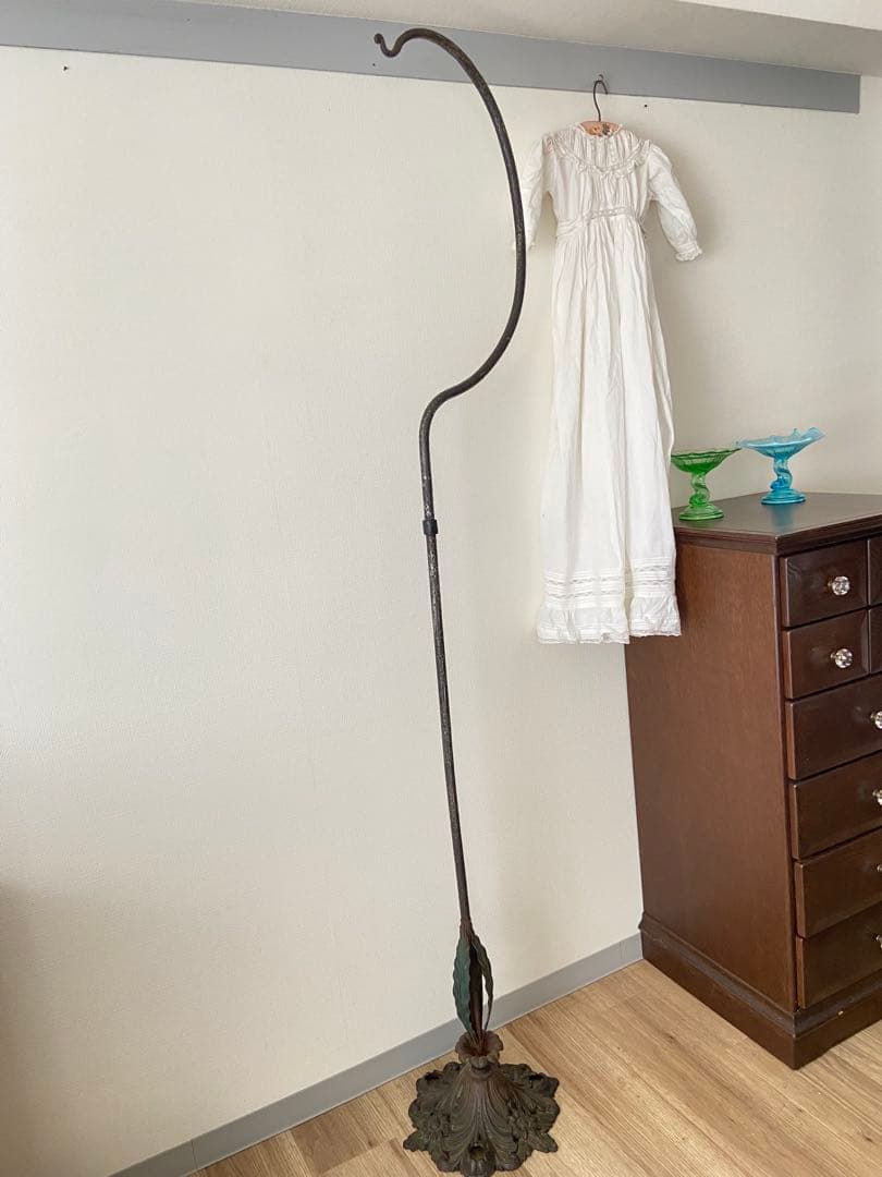 アンティーク　鳥籠ハンガー　100年前　シャビーシック