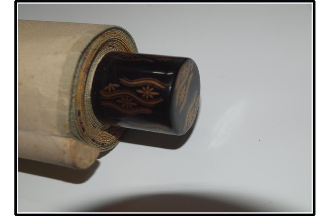 中国古美術 　時代の掛軸　書道筆保証　　日本　 X1166C16-4