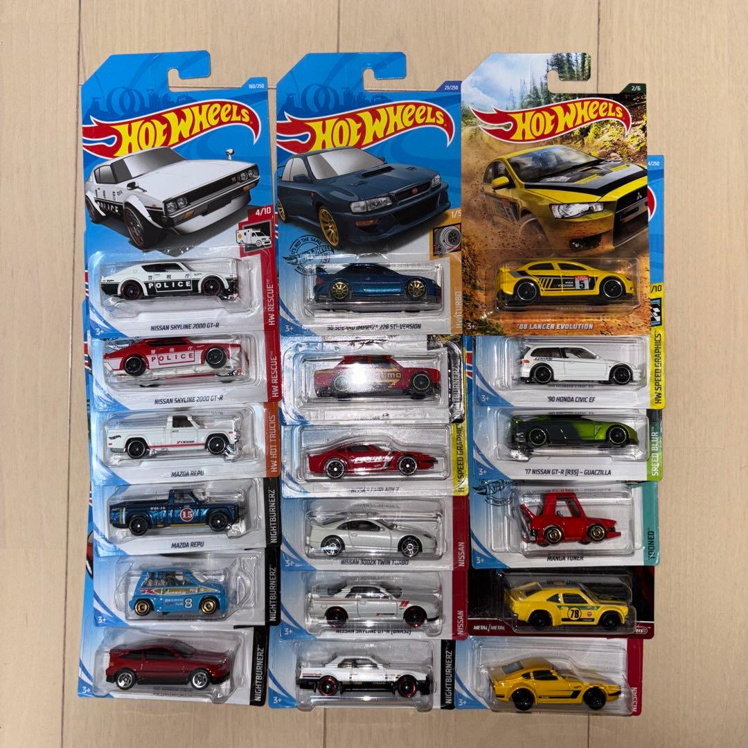 ホットウィール　まとめ売り　大量　マッチボックス トミカ　日本車多数