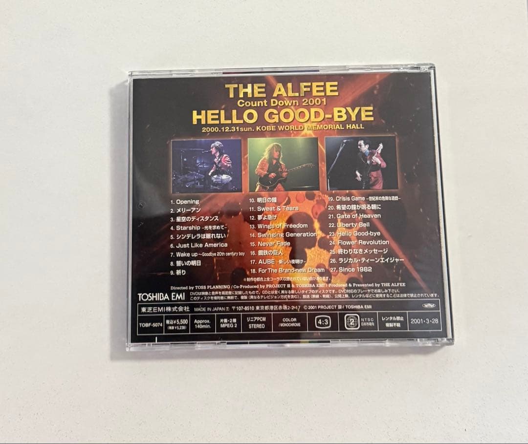 帯付THE ALFEE HELLO GOOD-BYE