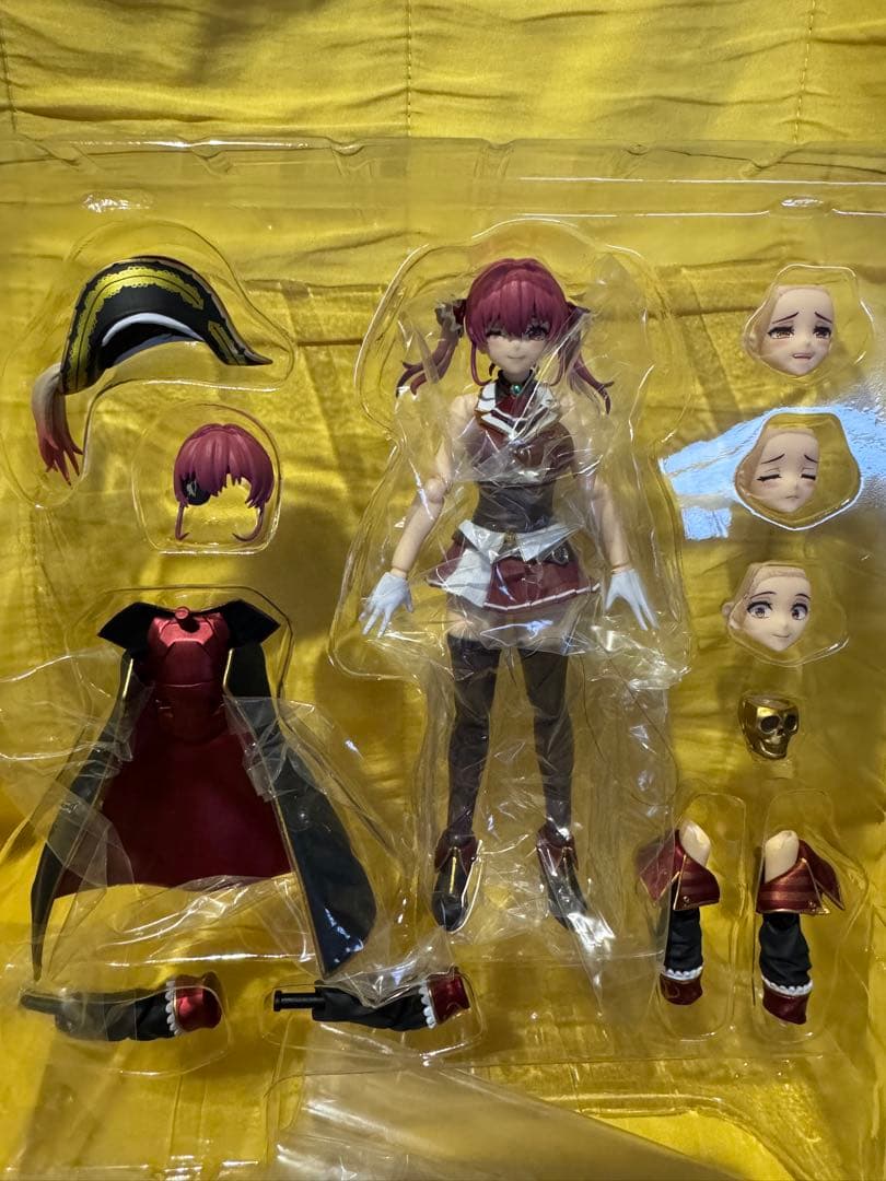 figma 宝鐘マリン 塗装済み可動フィギュア 特典アイテム付き 開封品