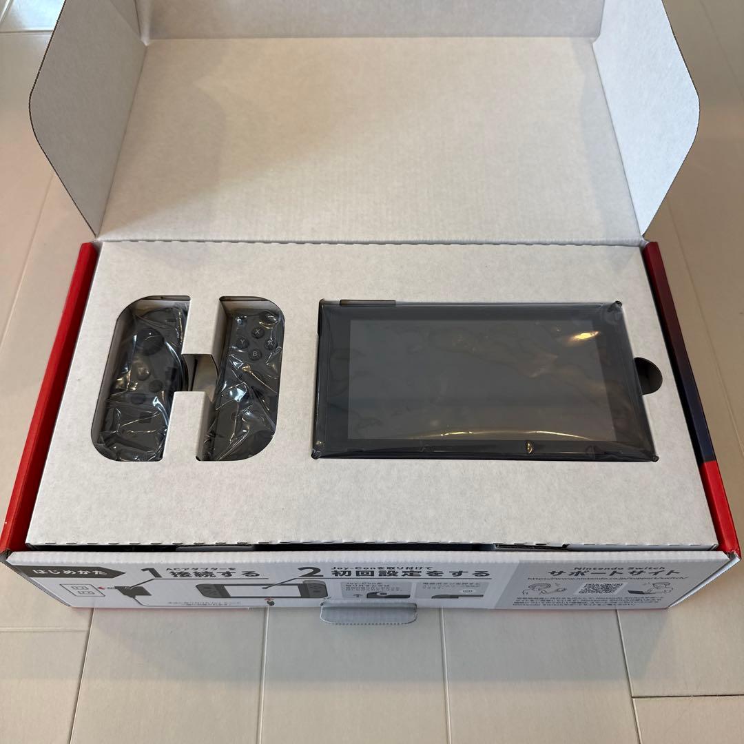 稼働100時間未満Nintendo Switch 本体 グレー おまけ付き