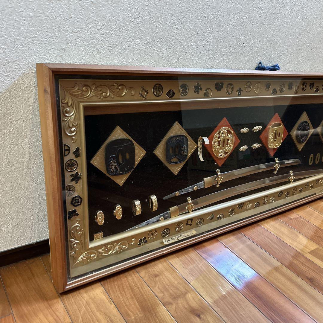 【☆送料込み☆】日本刀　模造刀額　【越中守正俊】レプリカ