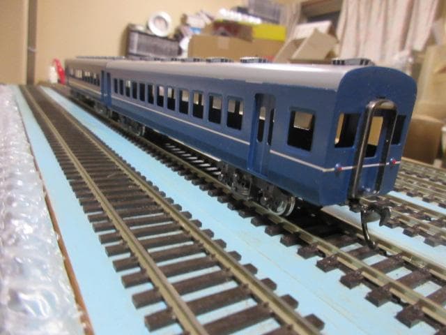 ミニ ブルートレイン列車セット（HOゲージ） （金属製/カツミ・エンドウ製品）