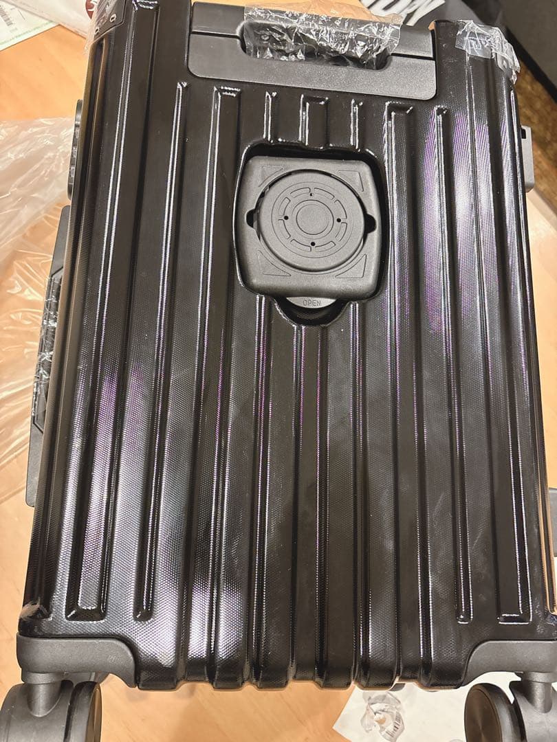 スーツケース 機内持ち込み 多機能 耐衝撃 USBポート付き カップホルダー付