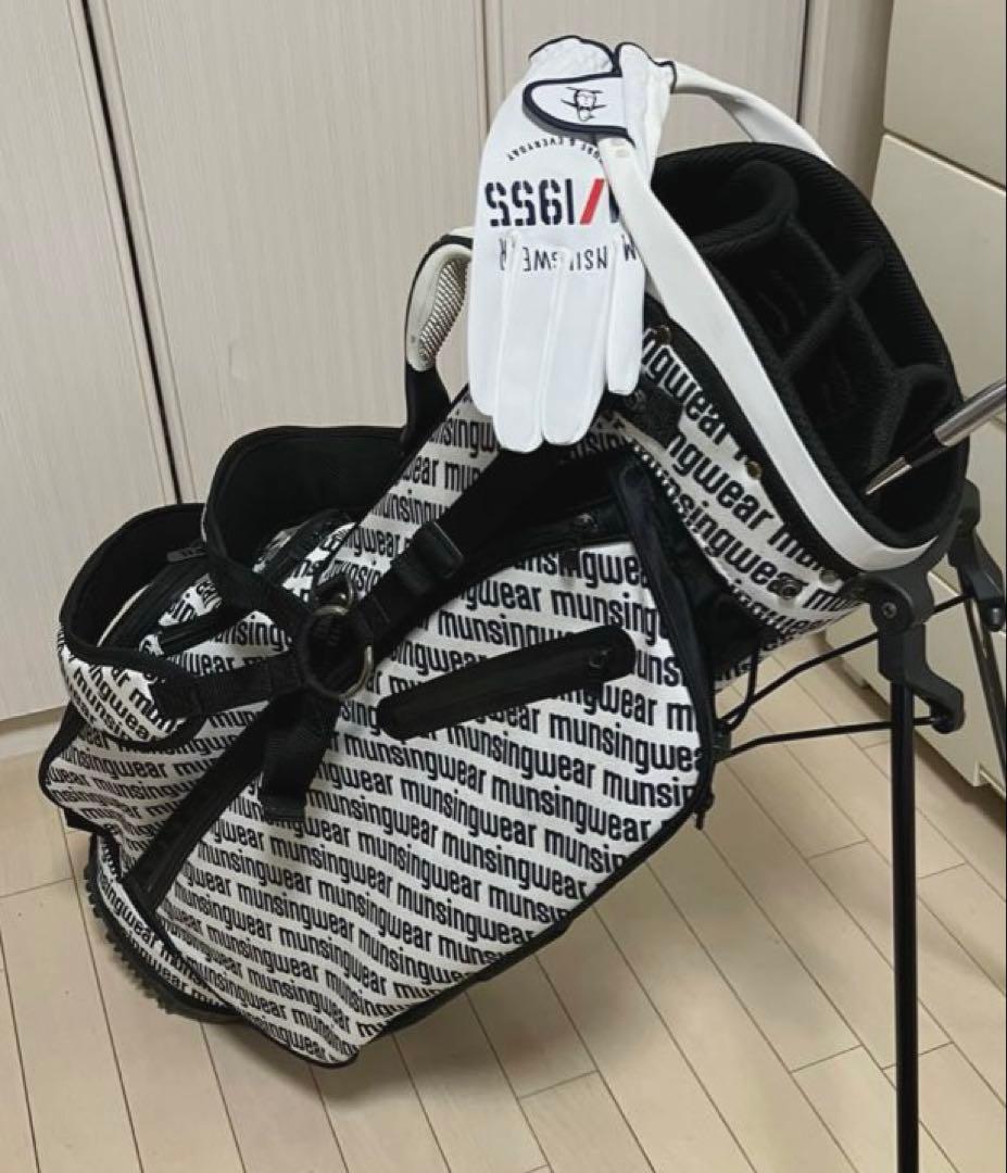 DESCENTE マンシングキャディバッグ　ENVOY９型軽量47インチ