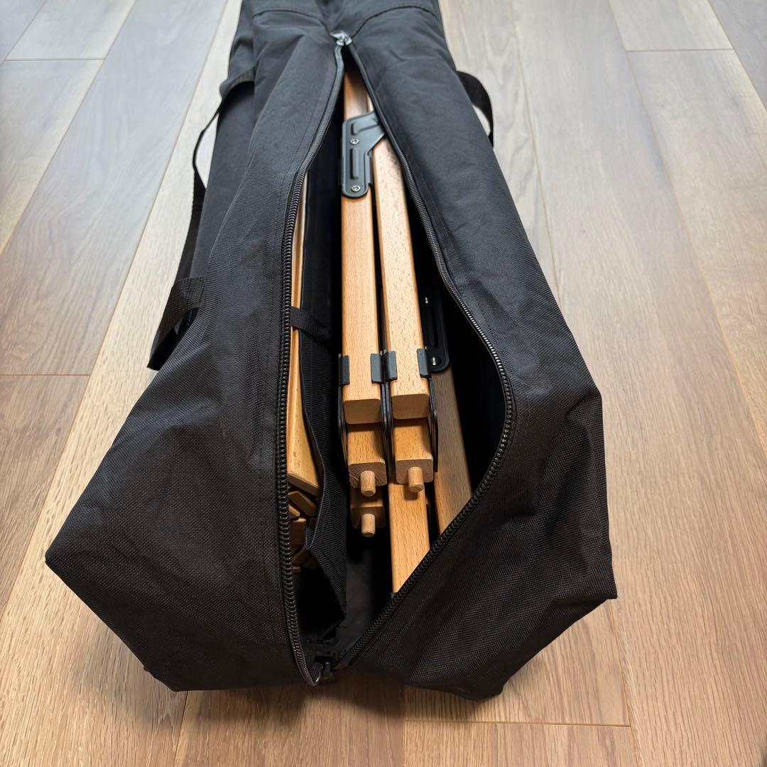 FIELDOOR ウッドロールテーブル 120×70x45 木製