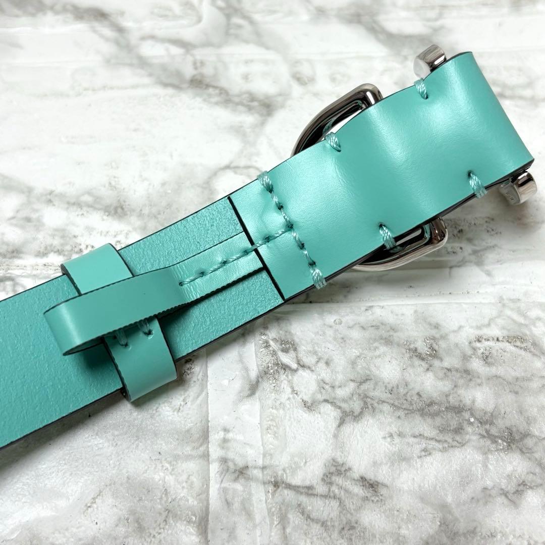 未使用品　TIFFANY ティファニー　首輪　ティファニーブルー　レザー