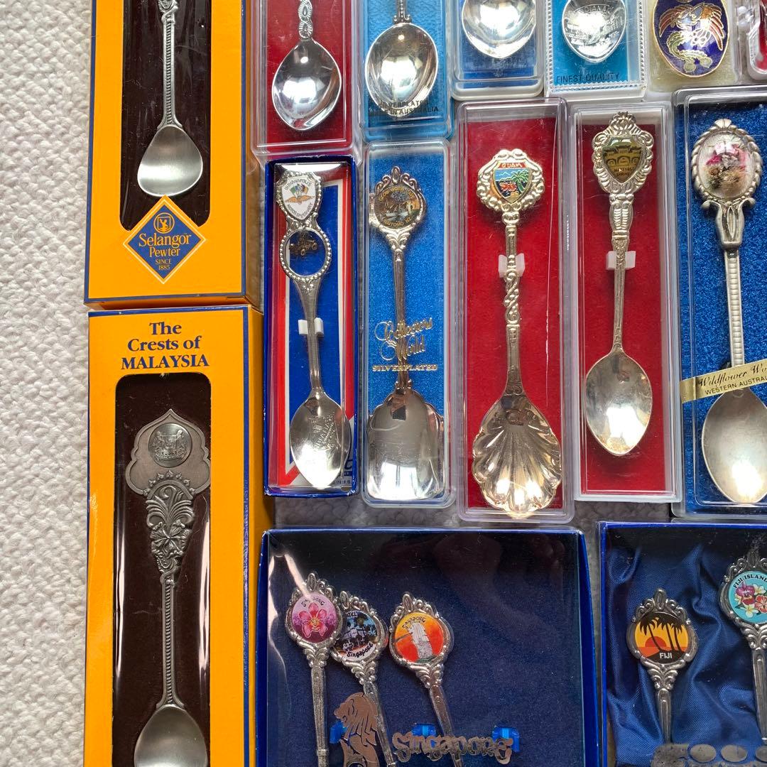 髭二重様 旅行記念 コレクターズスプーン スーベニアスプーン ほぼ箱入り36本