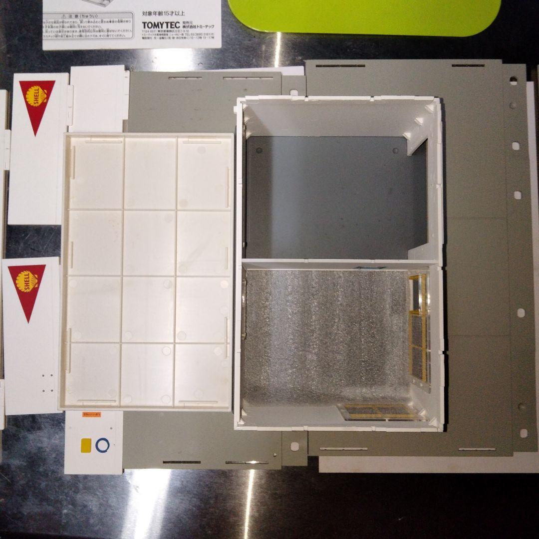 トミカラマヴィンテージ 02ａ ガソリンスタンド　（シェル）