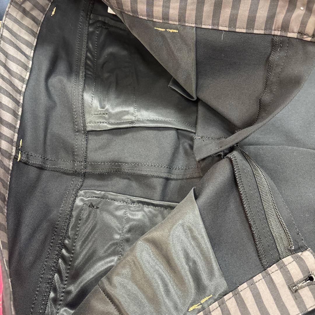 LANVIN SPORT ストレッチ綿 黒パンツ レディース