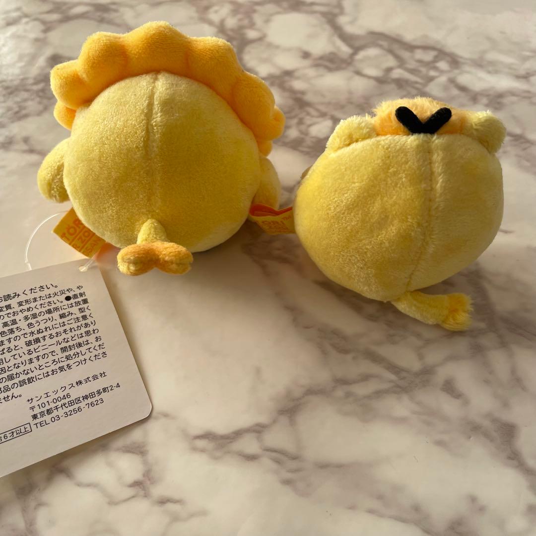 キイロイトリらいおん　てのりぬいぐるみセット　キイロイトリ　wonder zoo