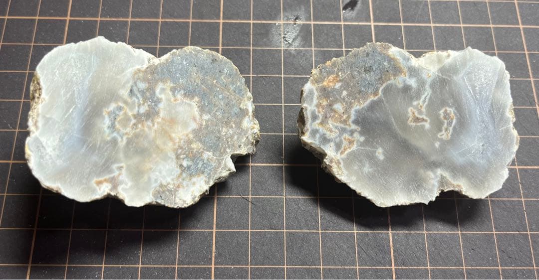 石川県産　陰陽石　龍石　サンダーエッグ　瑪瑙　国産鉱物　標本　原石　めのう