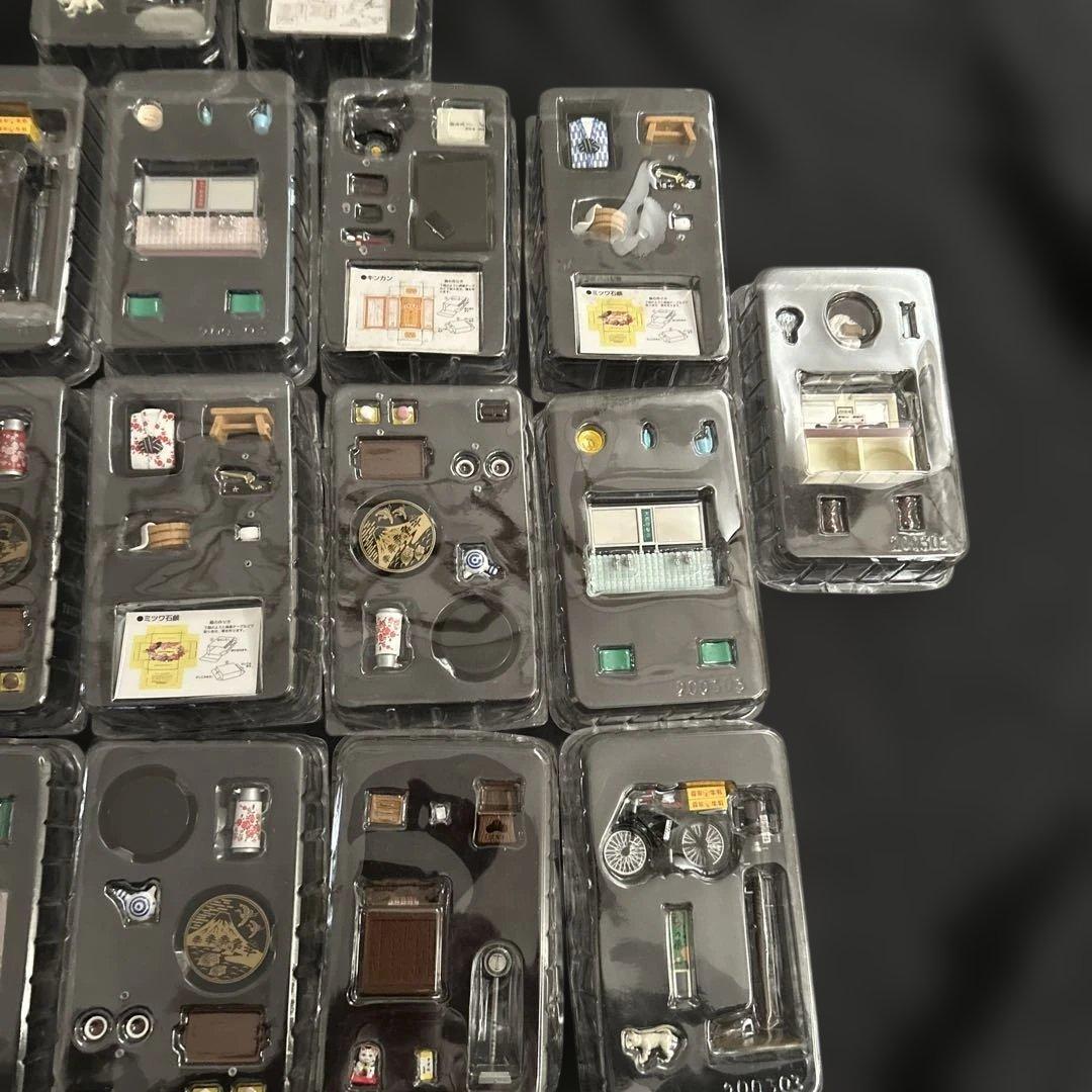 昭和おもひで銭湯 他 ミニチュアフィギュアセットカタログ入れて20点