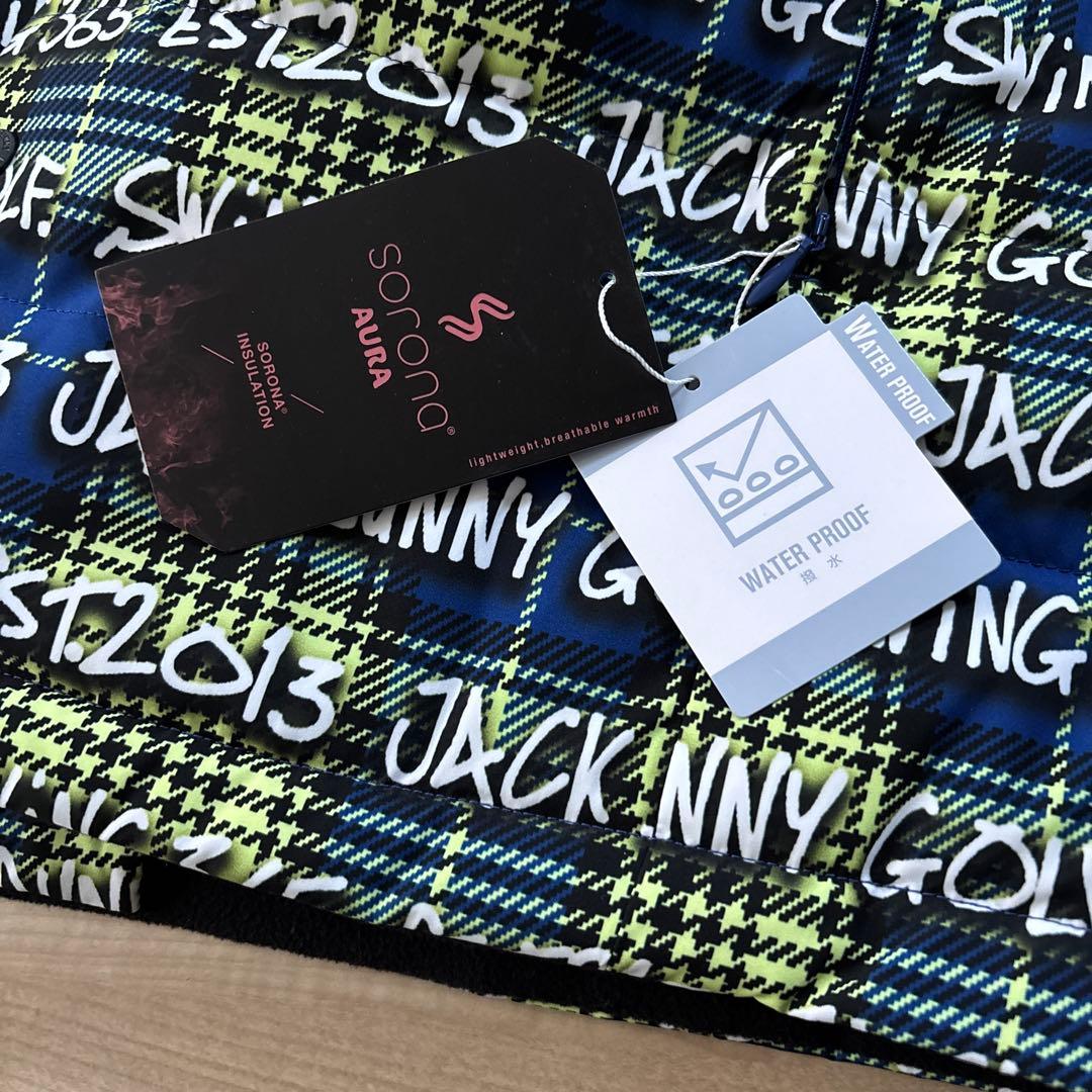 新品　ジャックバニー　メンズ　リバーシブル中綿ベスト　裏地付きパンツ　上下L