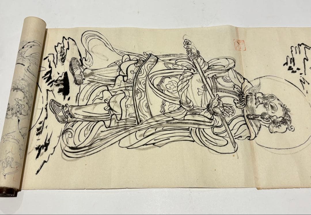 「古仏像参考集」昭和18年写 10図1巻|仏教美術 佛像 仏画 和本