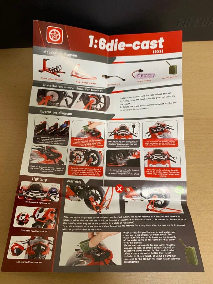 DUCATI パニガーレV4 SP2 1/6スケール　ドゥカティ