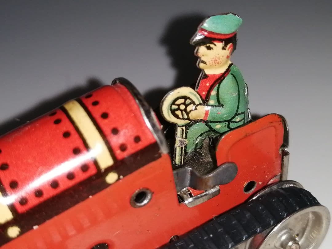 GAMA　ステーショントラクター　ゼンマイ　ブリキ製