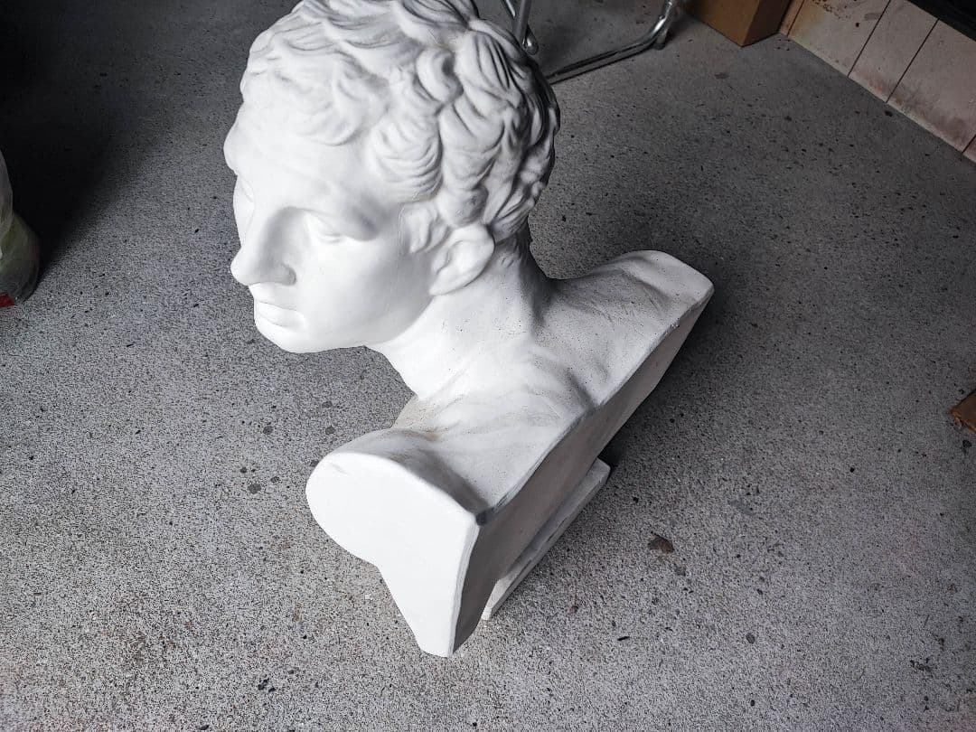 古代ギリシャ風 ホワイトバスト彫刻　石膏像