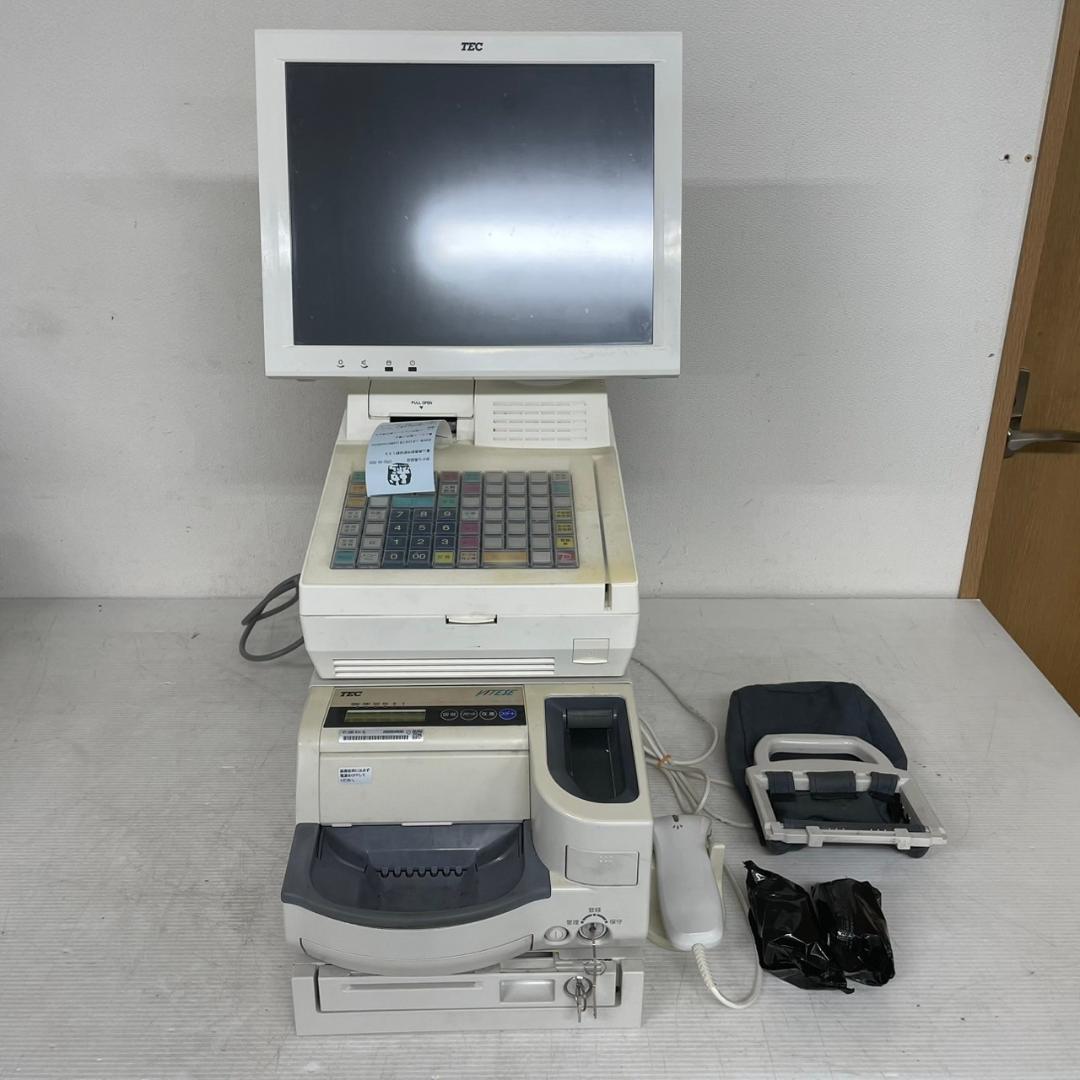 東芝テック 電子レジスター POSレジ QT-100 店舗用品 ② J0754