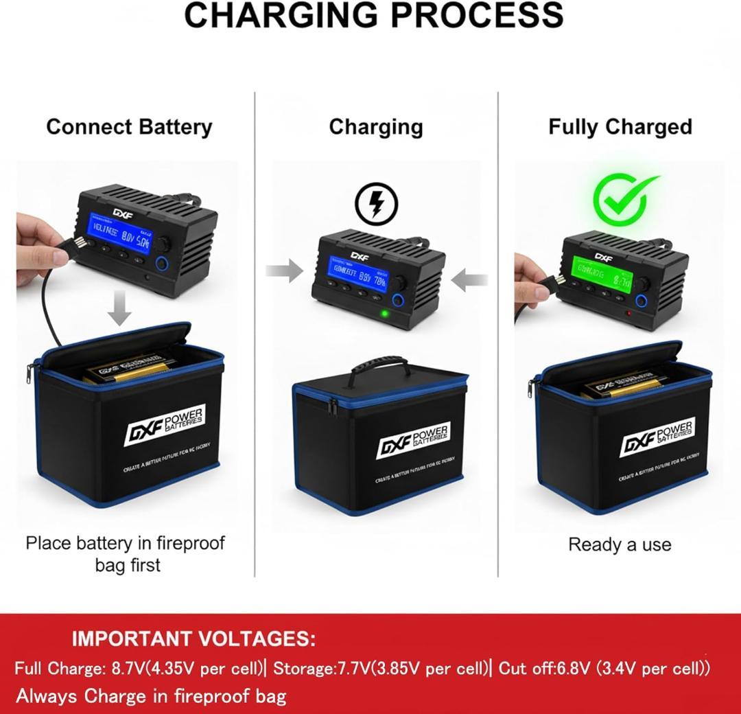 新品⭐️DXF 2S 7.6V 150C 7000mAh 中型リポバッテリー②