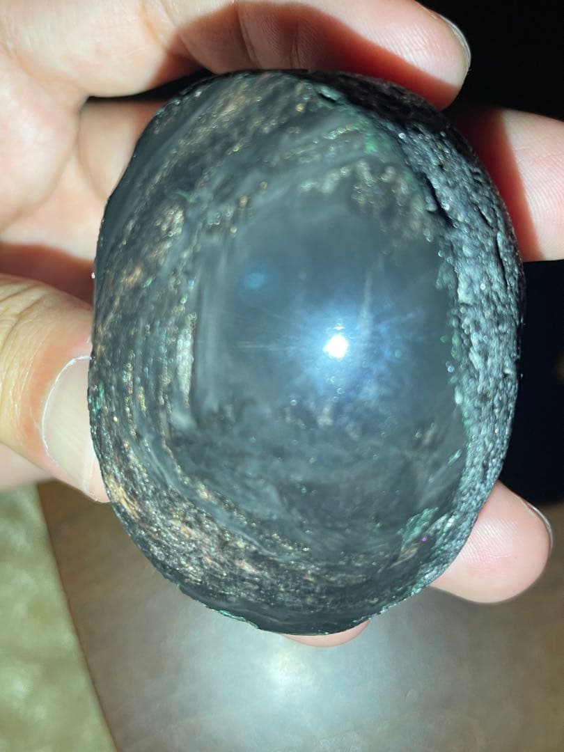 研磨品　十勝石玲瓏　マホガニーオブシディアン　ゴールデンレインボーシラー