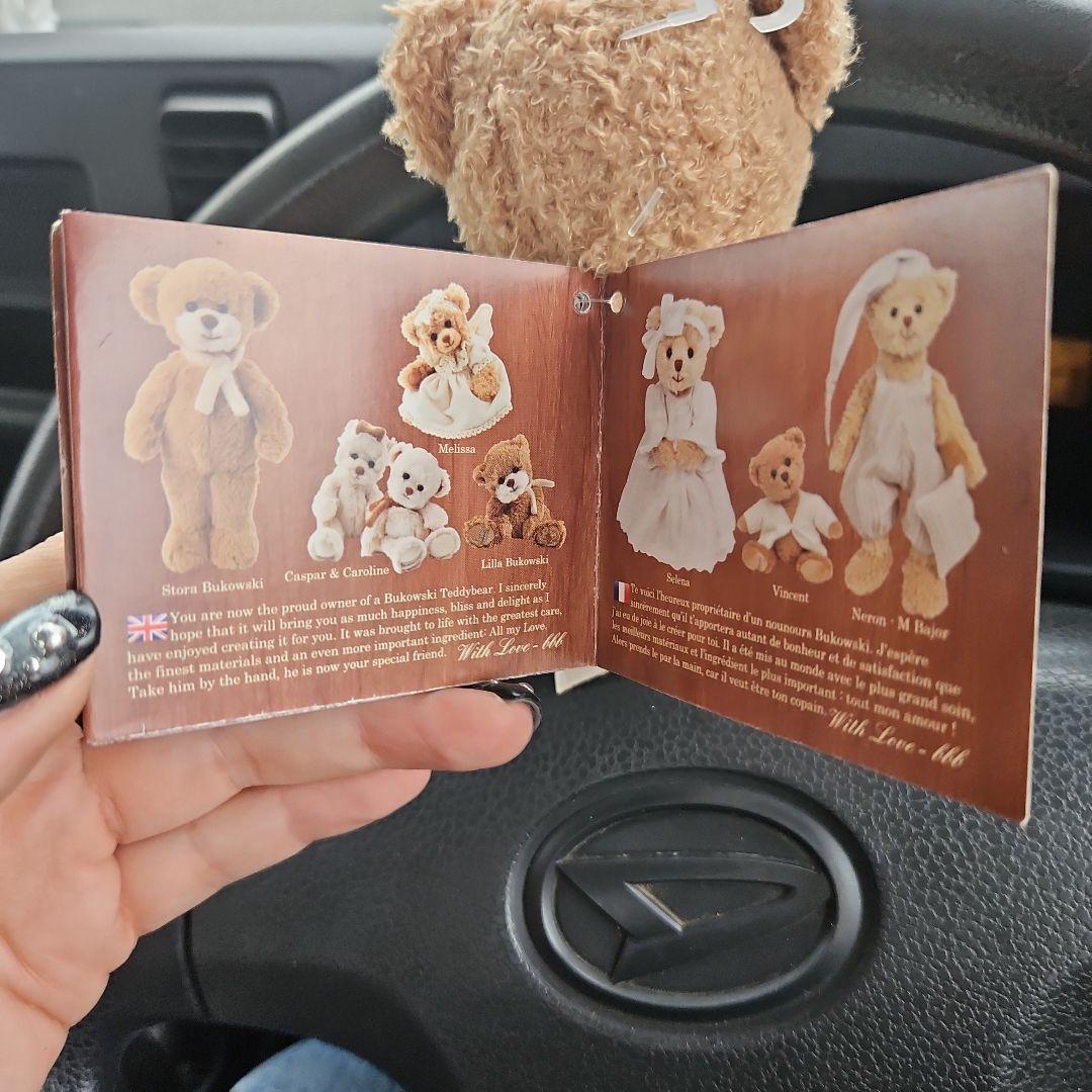 HARVARDロゴ付きクマのぬいぐるみ2体ブコウスキー1体黒クマ1体セット