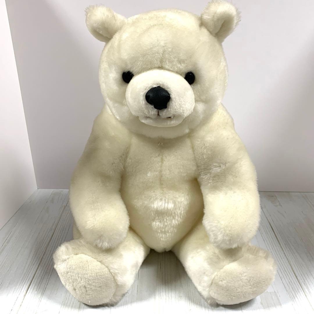 NK☆ レトロ　白くま　ベア　ぬいぐるみ
