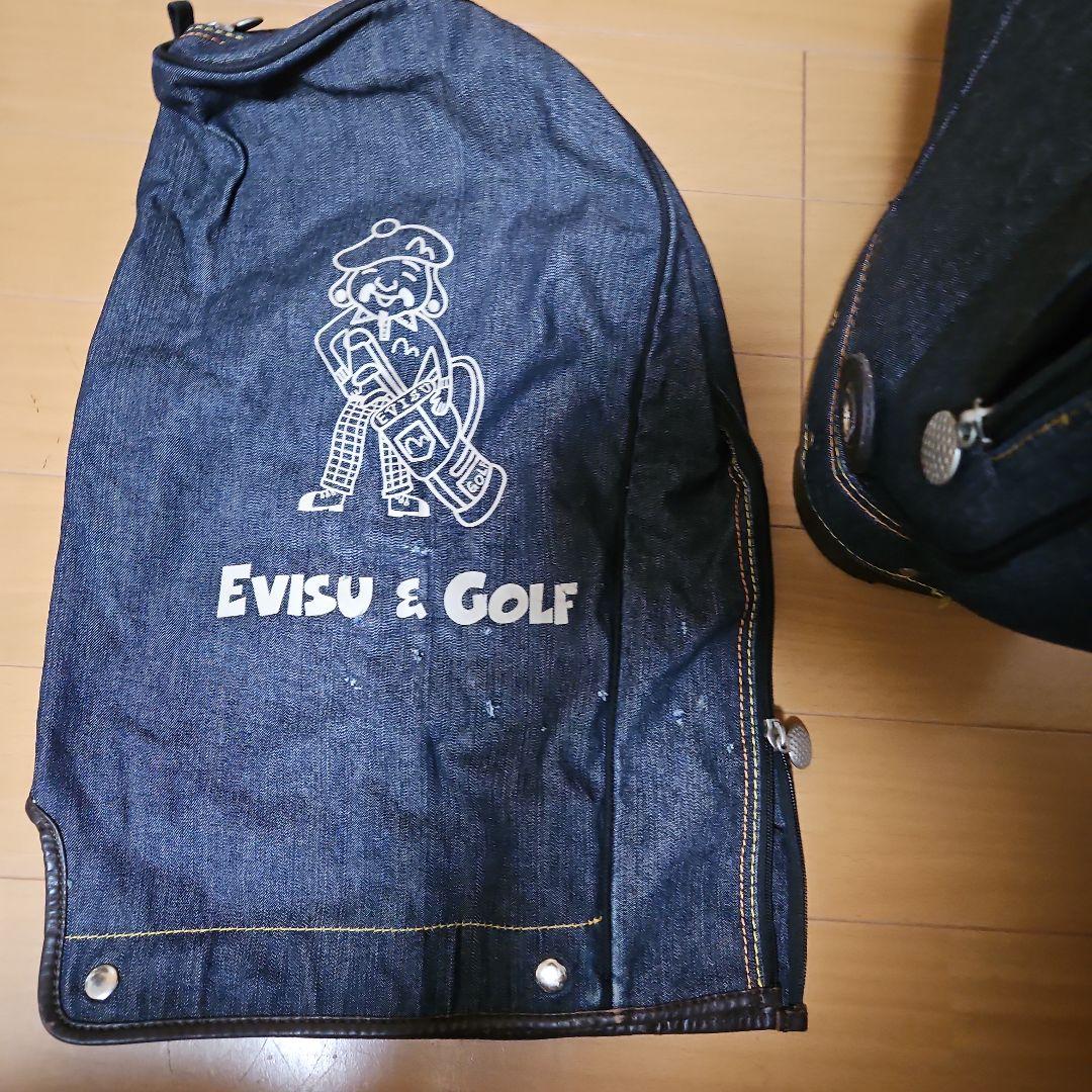EVISU ゴルフバッグ デニムキャディバッグ